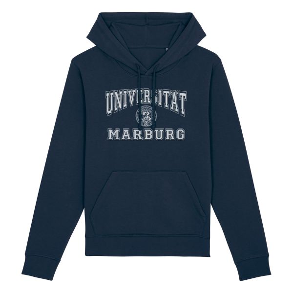 Herren Organic Hooded Sweatshirt, french navy, classic