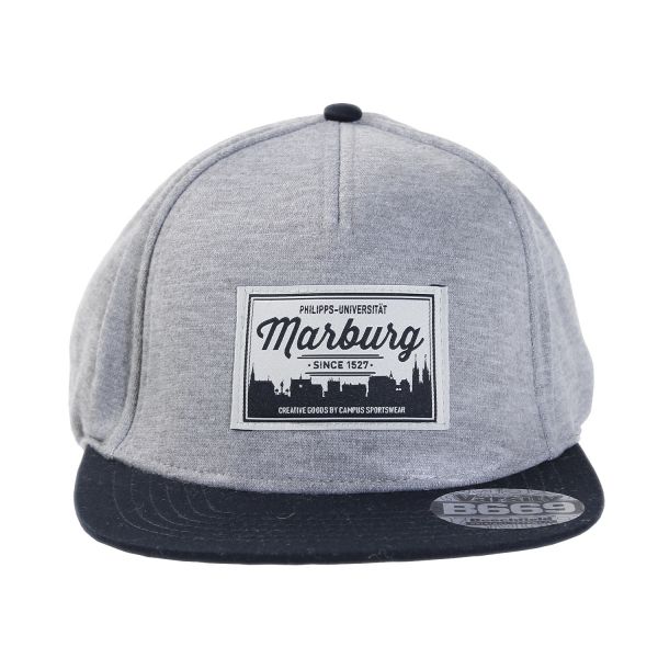 Jersey Cap, grey/navy, label