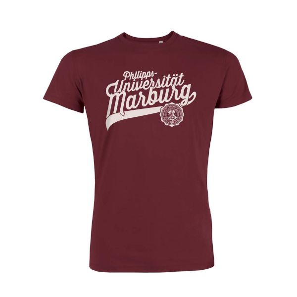 Herren Organic T-Shirt, burgundy, missouri