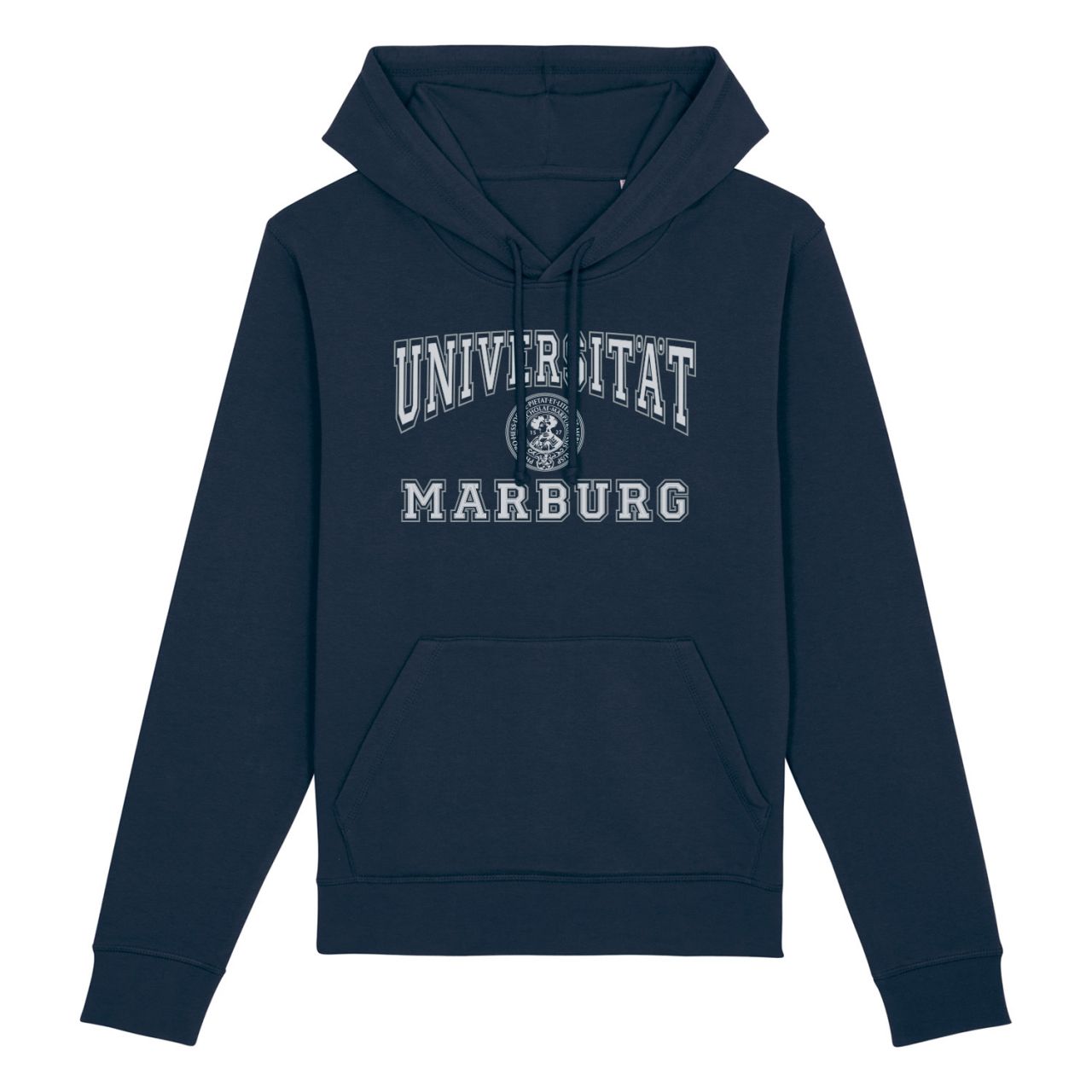 Herren Organic Hooded Sweatshirt, french navy, classic