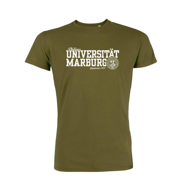Unisex Organic T-Shirt, british khaki, navy