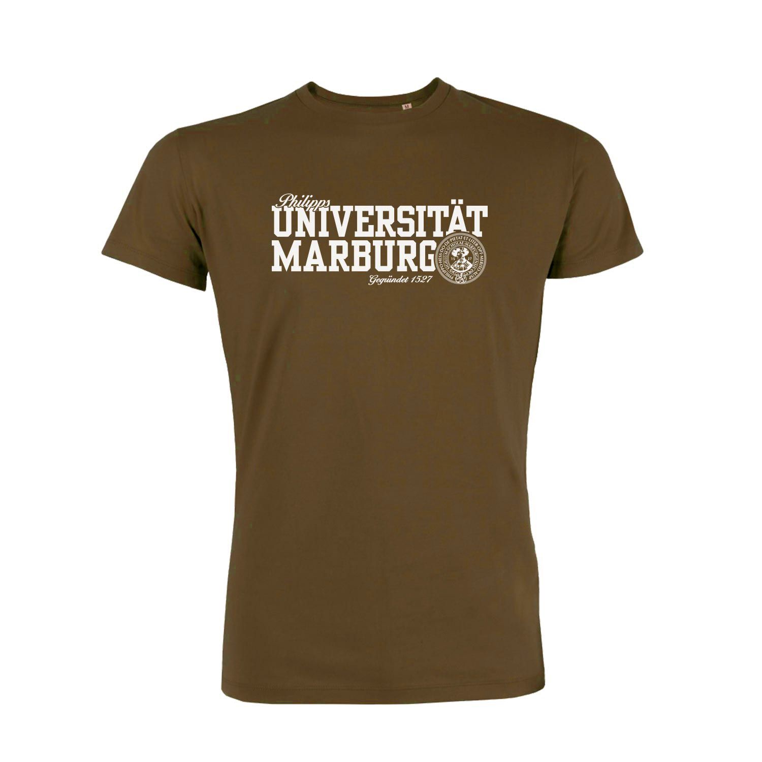 Herren Organic T Shirt british khaki