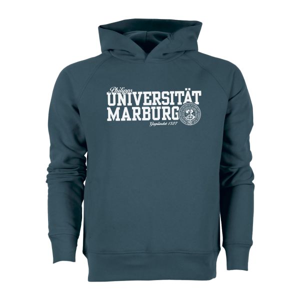 Herren Organic Hooded Sweatshirt, stargazer, navy